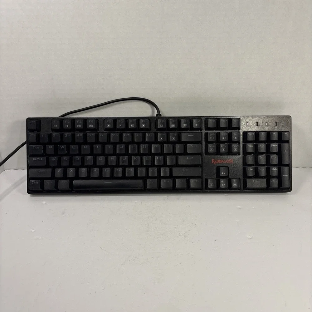 Redragon K582 RGB Mechanical USB Gaming Keyboard – Black, 104‑Key Full Size
